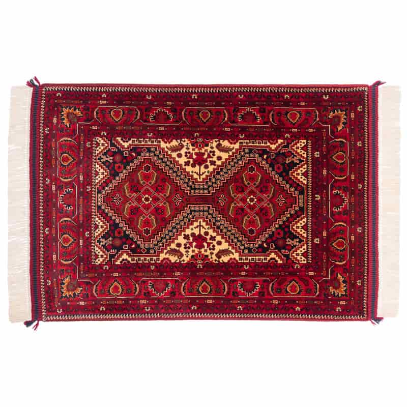 تصویر 3 از گلیم دستباف با الگو های هندسی و بافت ظریف و ممتاز